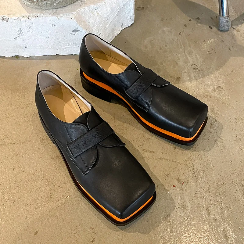 

2021 Genuine Leather Pumps Heel Woman Party Shoes Women's Heels Sneakers On Platform Shoes Woman Heel Shoe Women's Loafers Trend