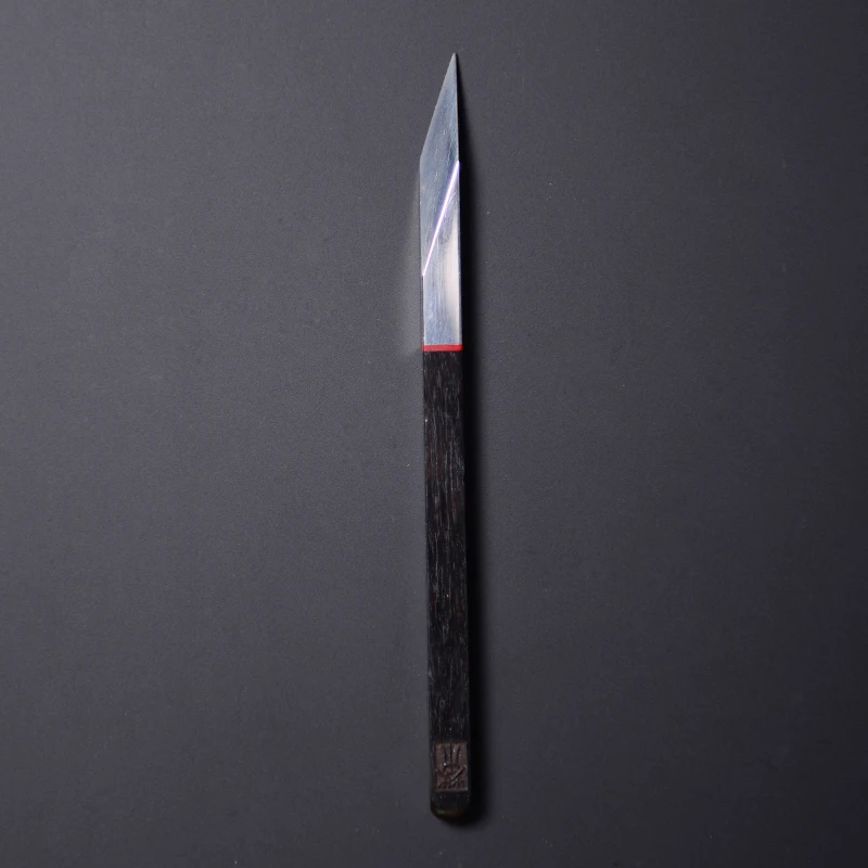 A Longquan палисандр чайный нож из нержавеющей стали инструмент китайский чайный набор кунг-фу аксессуары Резак Cut Pu Er иглы чайная посуда инструменты - Цвет: A