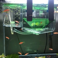 1pc fish breeding adult fish juvenile fish isolation box automatic circulaiton fish tank incubator aquarium accessory