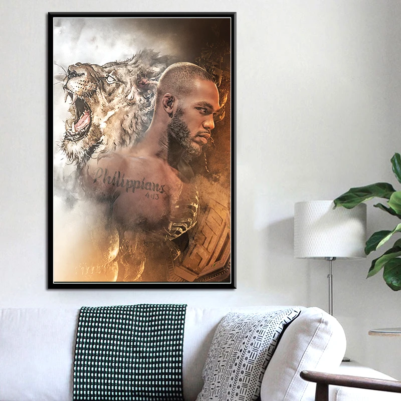 Смешанные боевые искусства Khabib Nurmagomedov плакат винтажное боксерское кольцо