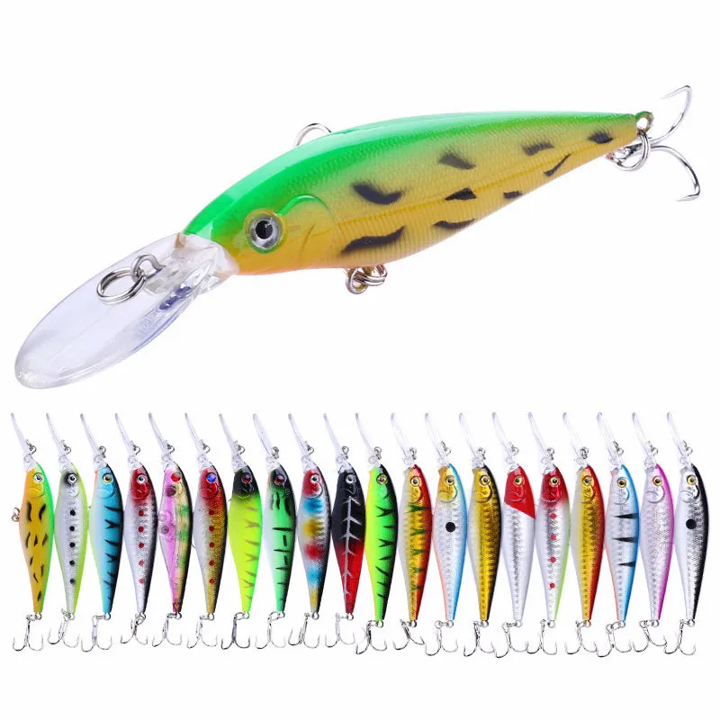 

1Pcs Fishing Lure Japan Minnow Wobbler Bass Trolling Artificial 11cm/10g Floating Hard Bait Crankbait Carp Pesca Fishing Tackle