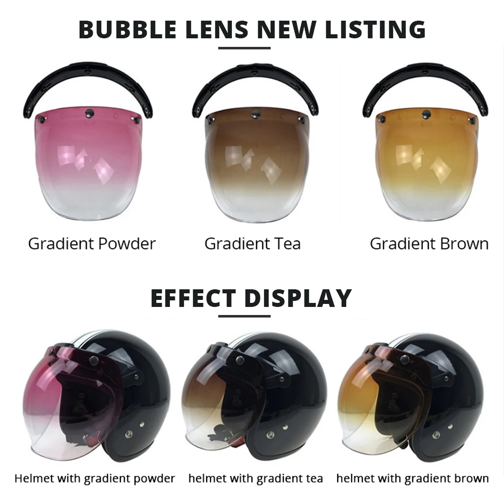 Универсальный Флип-объектив с пузырьковым козырьком маска для лица Bitwell TORC