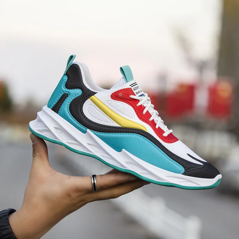 

Кроссовки мужские спортивные, Повседневные Удобные, простроченные, модная Уличная обувь для бега