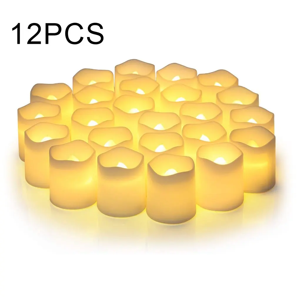 12 шт. СВЕТОДИОДНЫЕ Свечи Tealight Романтический Творческий подарок на день рождения