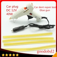 car tools kit glue gun dc12v 40w heat gun plug glue sticks 4x 11260mm for car dent removal paintless dent repair tool