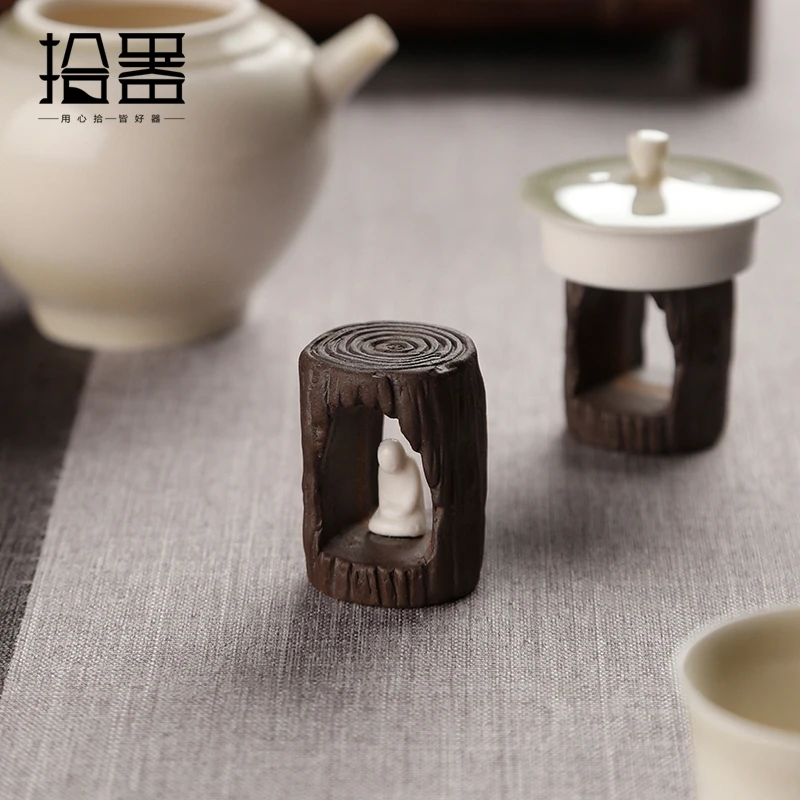 Популярная китайская керамическая крышка Zen горшка чаши медная Крышка чайника