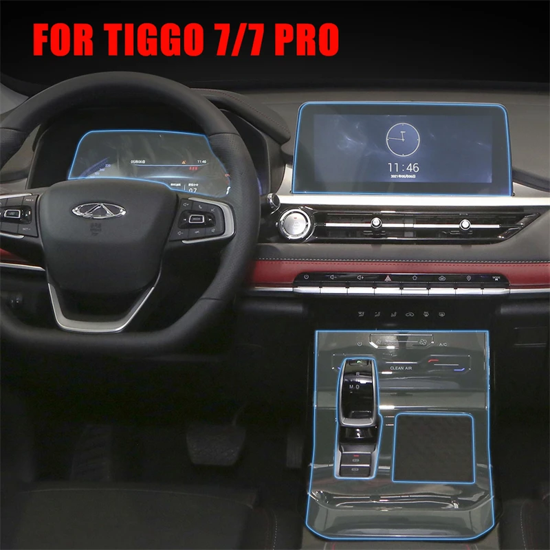 Для Chery Tiggo 8 2020 7 Pro 2021 TPU автомобильное снаряжение приборной панели Gps-навигация