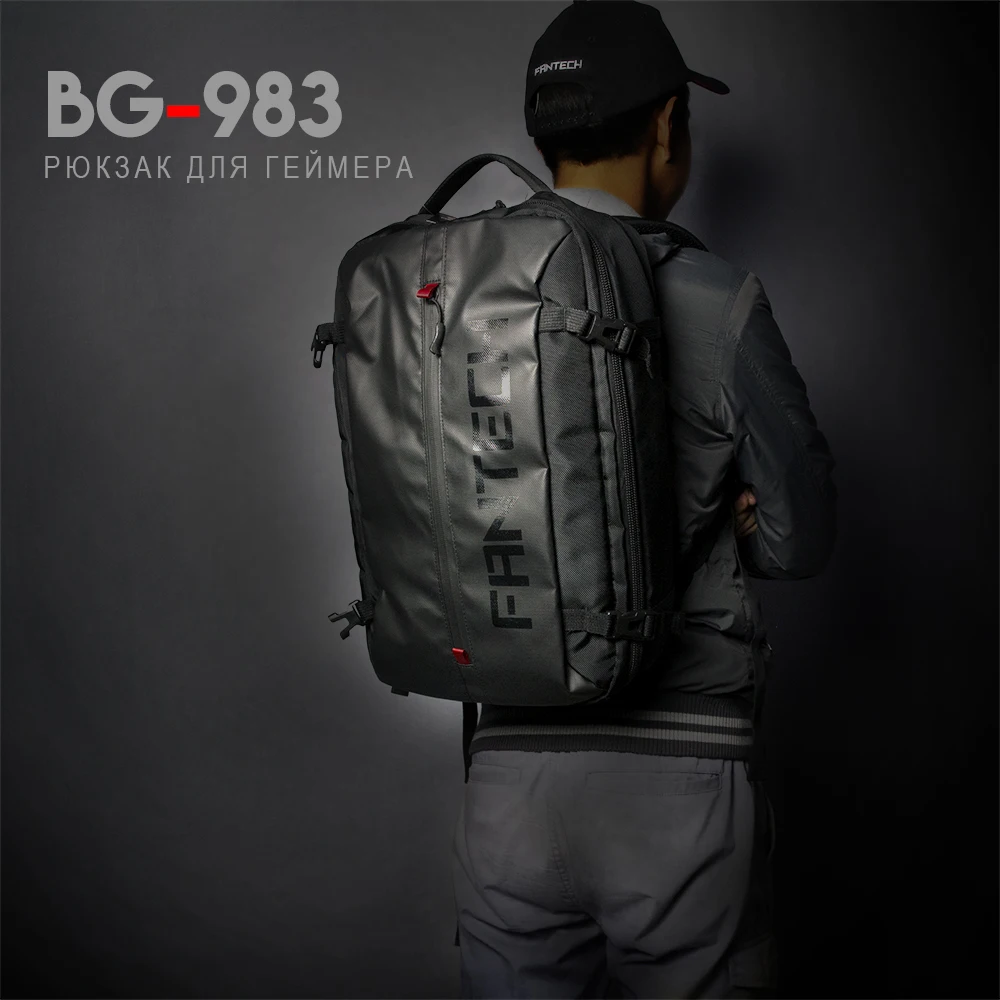 Fantech BG983 сумка для ноутбука большая вместительность рюкзак подходит для 15,6 размера Macbook Air Чехол водонепроницаемый дизайн сумка для ноутбука