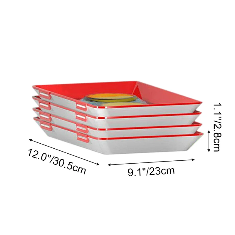 Uarter Clever Tray Creative Food Plastic Preservation Storage Kitchen Container | Дом и сад