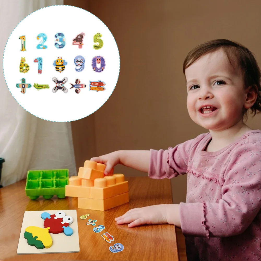 

1 Set Magnetic Numbers Stickers Animal Magnets Toys Children Educational