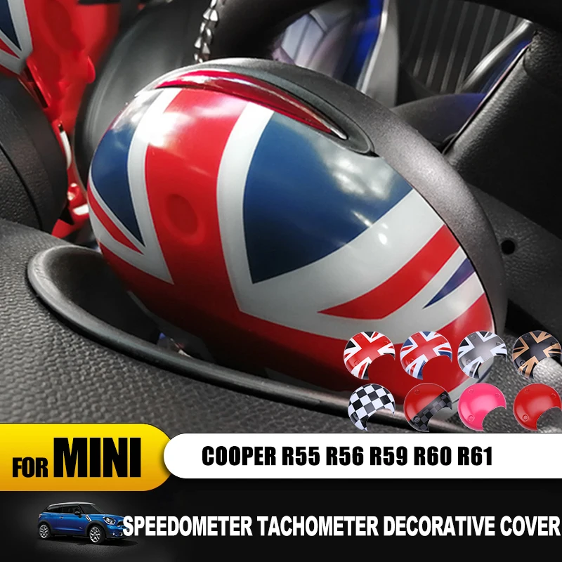 Автомобильная наклейка на крышку тахометра Union Jack для mini cooper R55 R56 R60 R61 R58 R59 Countryman