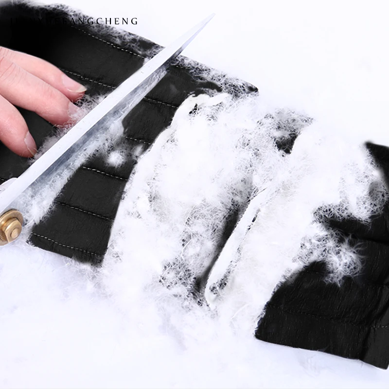 Женский короткий пуховик Черный теплый утепленный элегантный тонкий маленького