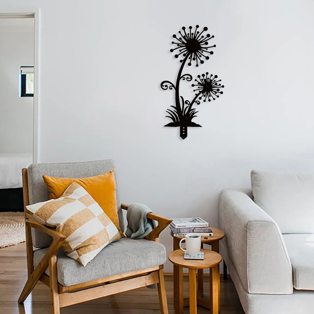 Креативная Цветочная скульптура силуэт садовый Декор открытый металл искусство
