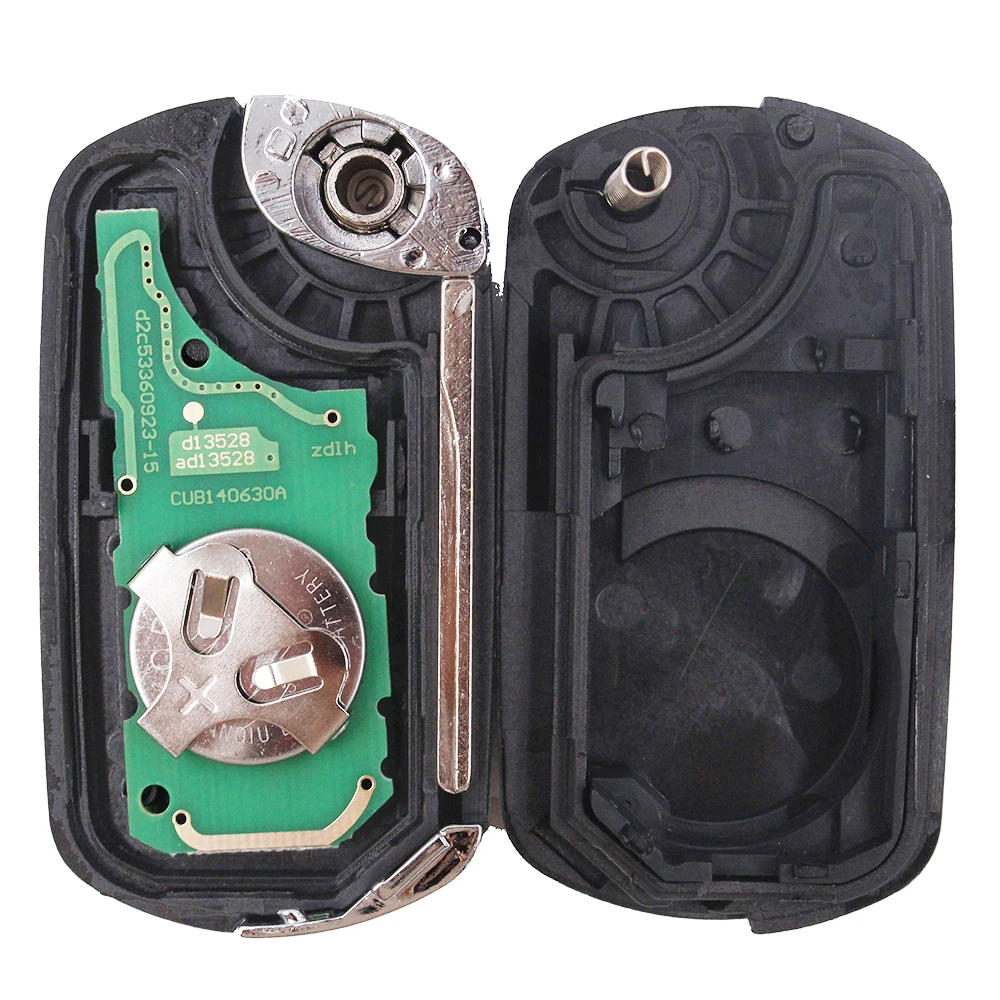 Keyecu флип Автомобильный Брелок дистанционного управления с ключом 3 кнопки 315/433