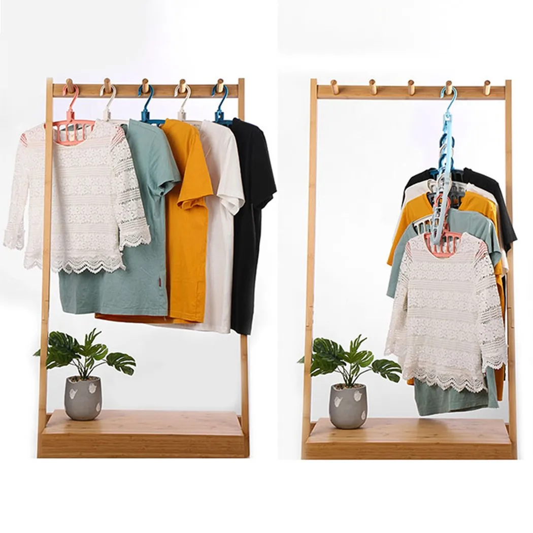 

1 X Hanger 40 X 20 Cm Space-saving Hanger Storage Rack Rotating Non-slip Foldable Hanger Household 100% Brand New And High Qual