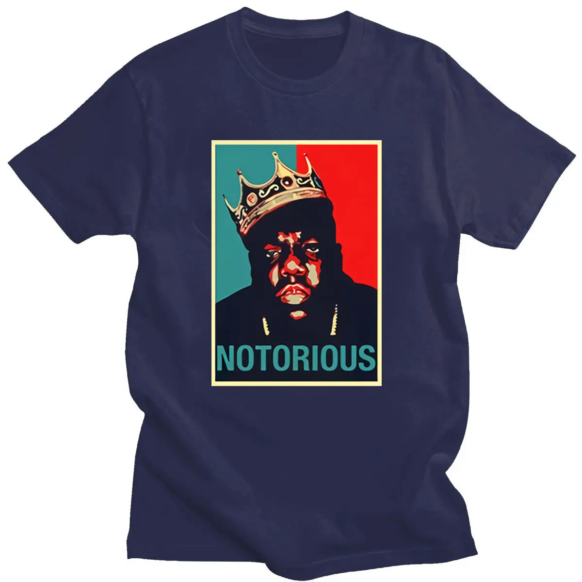 

Notorious B.I.G.Mens T-Shirt Biggie Smalls Rapper Hip Hop Breathable The New Cotton Fashion Men's High Quality Tees Casual Tops