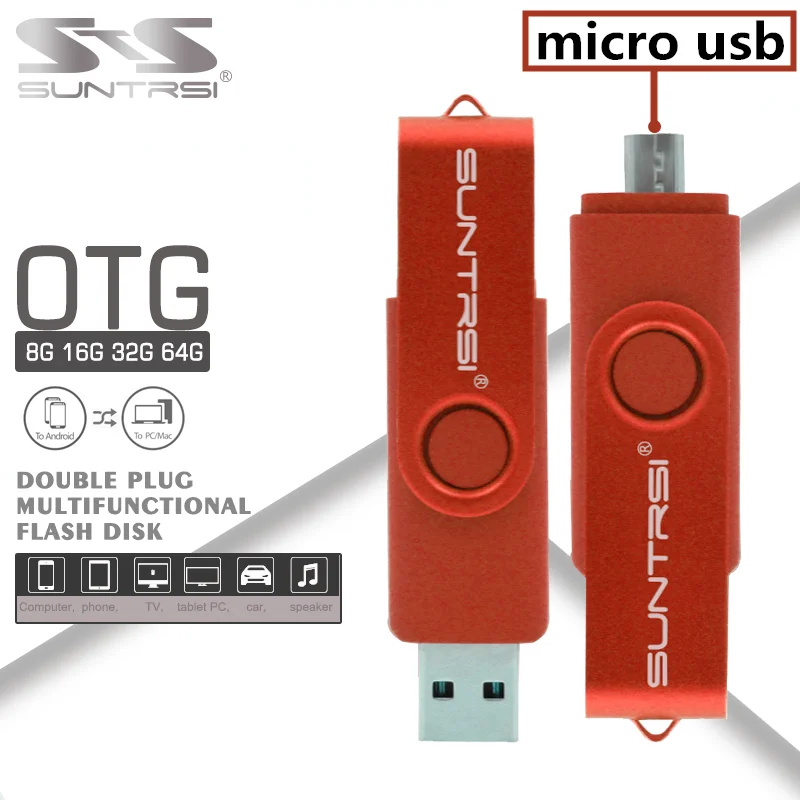 Suntrsi pendrive 2 0 8 ГБ 16 32 64 USB флэш накопитель 128 г флеш водонепроницаемый usb накопите