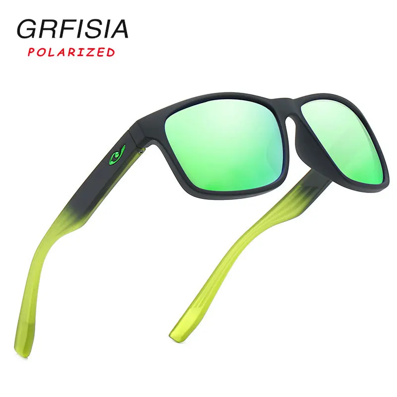 Мужские поляризационные очки GRFISIA солнцезащитные в спортивном стиле с