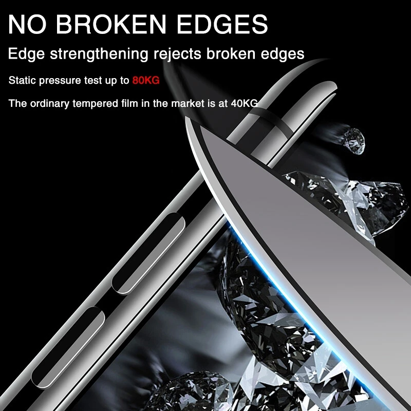 Защитное стекло с полным покрытием для iPhone SE 2 NEW 2020 11 Pro Max X XS XR 6 1 7 8 6s Plus закаленное