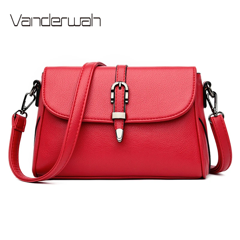 Модные высококачественные маленькие сумки через плечо из искусственной кожи для