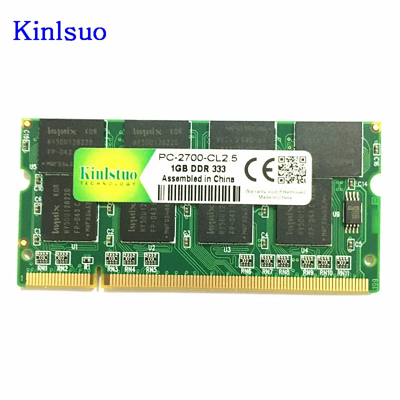 Память для ноутбука Kinlstuo ОЗУ SO-DIMM DDR1 DDR 400 333 MHz/PC-3200 PC-2700 200Pins 512MB 1GB память Sodimm