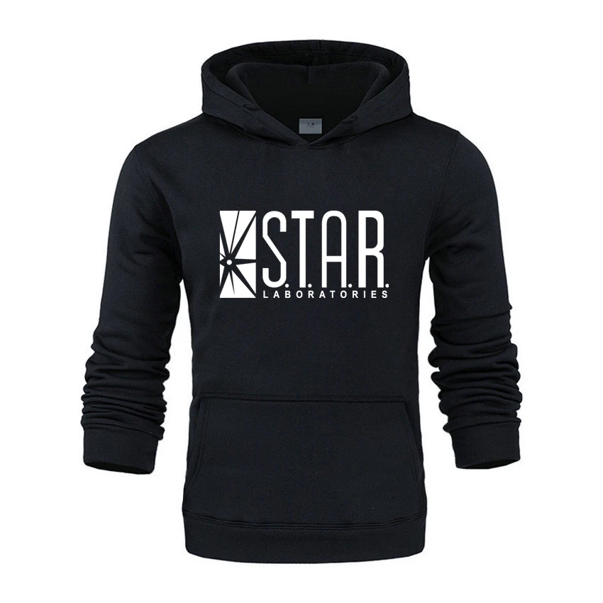 STAR labs black wo мужские/мужские толстовки с капюшоном мужская Толстовка Джемпер флэш