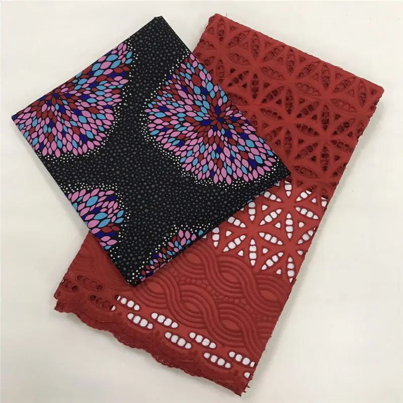 3 + 2 ярдов швейцарская вуаль кружева в швейцарской java восковой ткань с