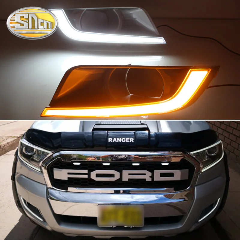 SNCN 2 шт. светодиодный дневные ходовые огни светильник для Ford Ranger 2015 2016 2017 2018