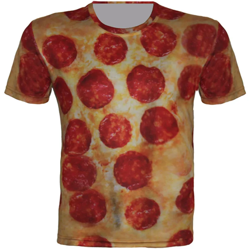 Футболка для мужчин и женщин модная 3d-футболка с принтом еда закуски Нутеллы