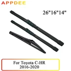 APPDEE стеклоочиститель спереди и сзади стеклоочистителей для Toyota C-HR ЧР 2016 2017 2018 2019 2020 лобовое стекло 26 