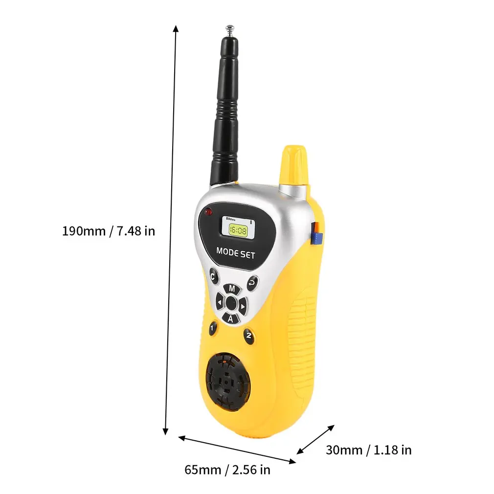 2pcslot professional intercom electronic walkie talkie kids child mni handheld toys portable two way radio gift free global shipping