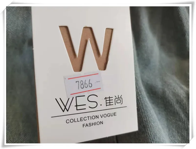 

QING MO Women Denim Harem Pants 2021 Spring Women Letter Embroidery Pants Female High Wais Holes Pants ZQY6690