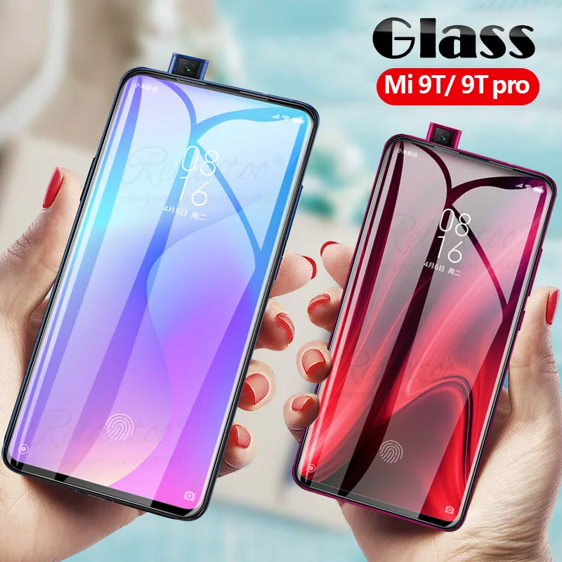 Изогнутое закаленное стекло 9D для Xiaomi Mi 9 T полностью проклеенная пленка экрана