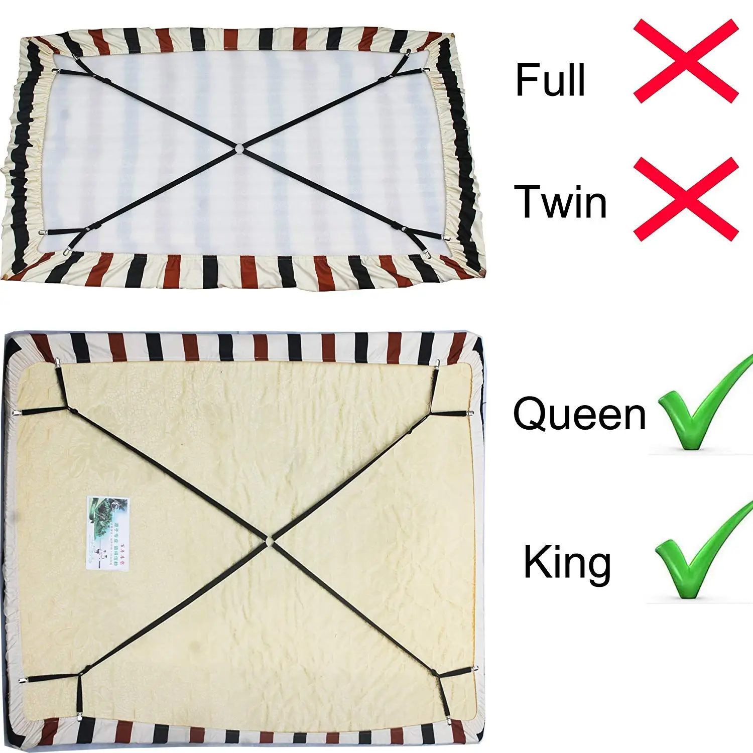 4 шт. регулируемые зажимы для крепления простыней | Дом и сад