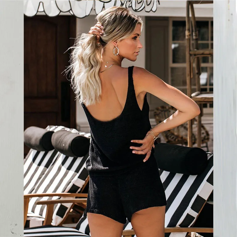 Сексуальная женская Пляжная накидка вязаное бикини купальник Женский Топ шорты