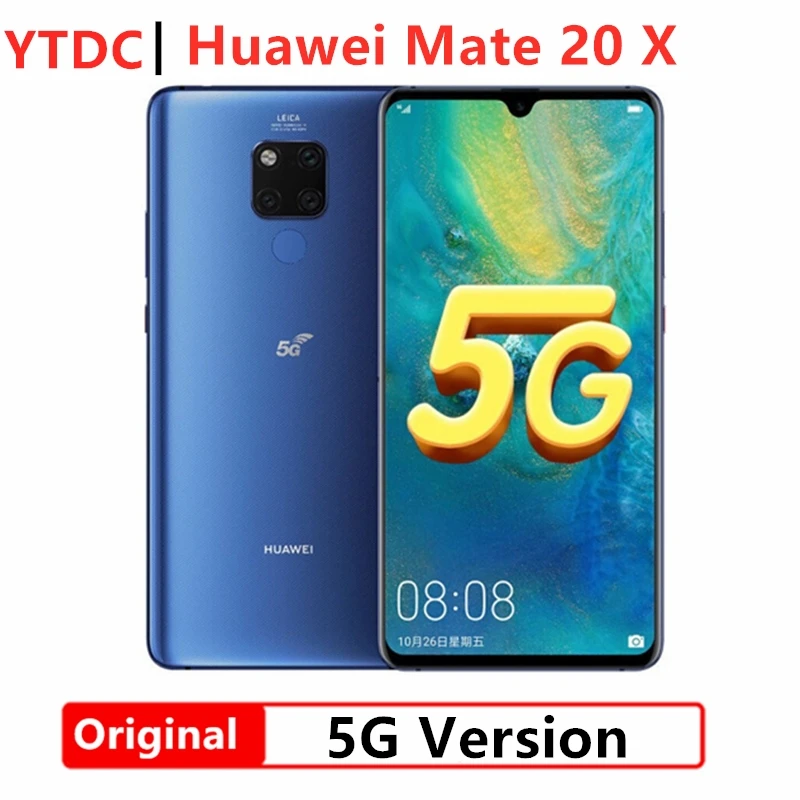 Смартфон Huawei Mate 20X 5G 8+256ГБ процессор Kirin 980 экран 7 2 дюйма NFC|Смартфоны| |