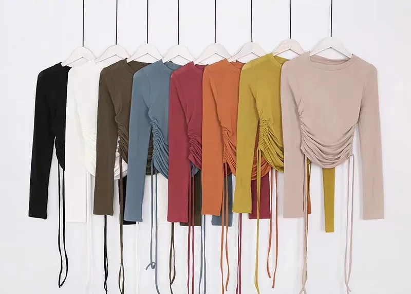 Новинка 2020 пикантная женская уличная плиссированная нижняя рубашка осенне