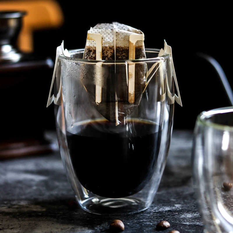 1 шт. стеклянная чашка с двойными стенками кофейная кружка для чая большие