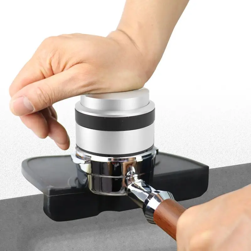 

51/58mm Calibrated Pressure Coffee Tamper Espresso Elastic Compactor 304 Stainless Steel Coffee Powder Hammer Coffee Leveler