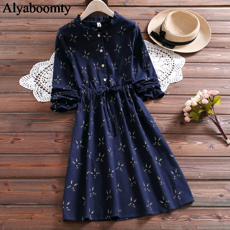 Женское элегантное платье с воротником стойкой серое темно синее милое