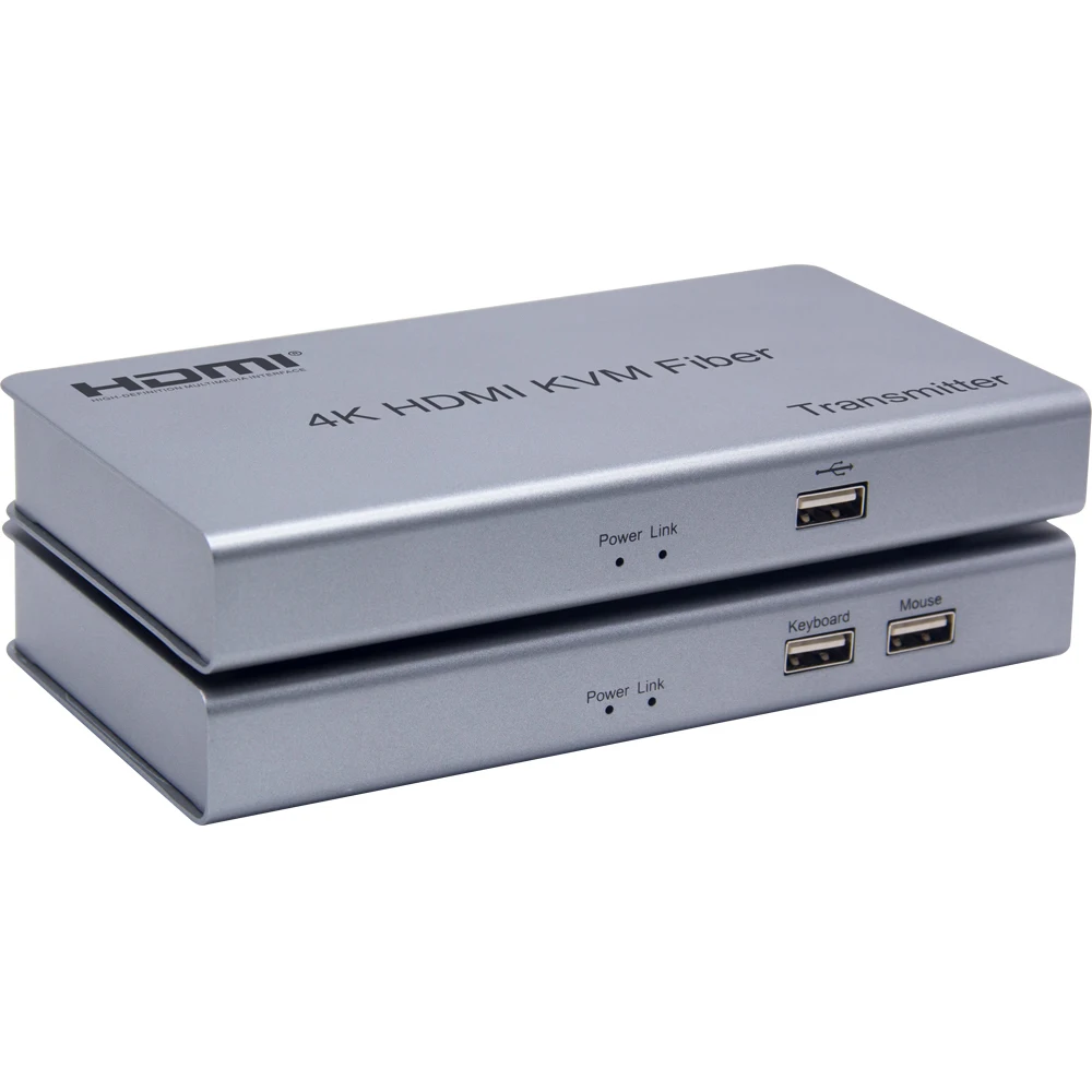 10 км 4K HDMI KVM удлинитель USB мышь клавиатуры с помощью одноволоконного кабеля Шнур