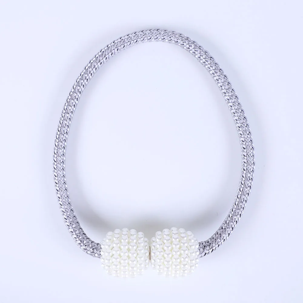 1 пара перламутровых магнитных зажимов для штор зажимы подвешивания пряжки