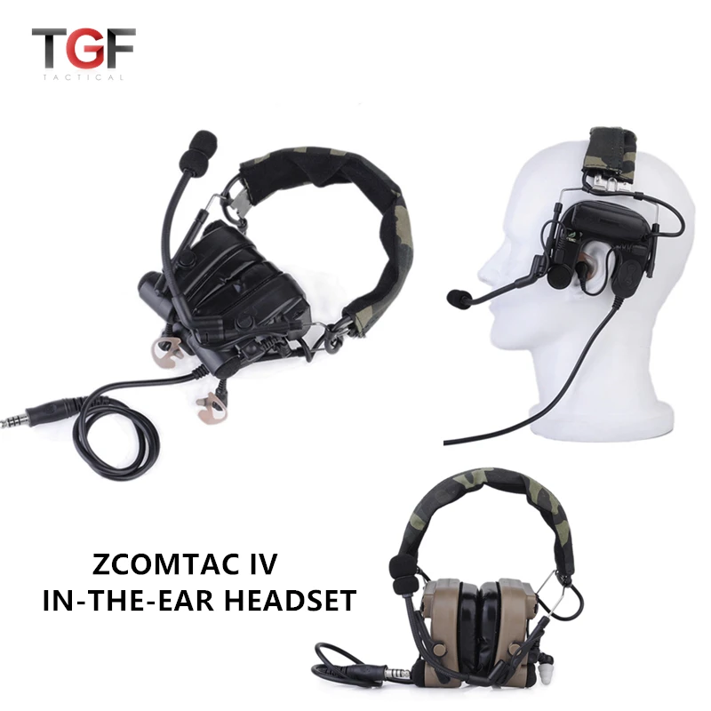 Тактические наушники Sordin тактические Airsoft Comtac ZCOMTAC IV наушники-вкладыши шлем