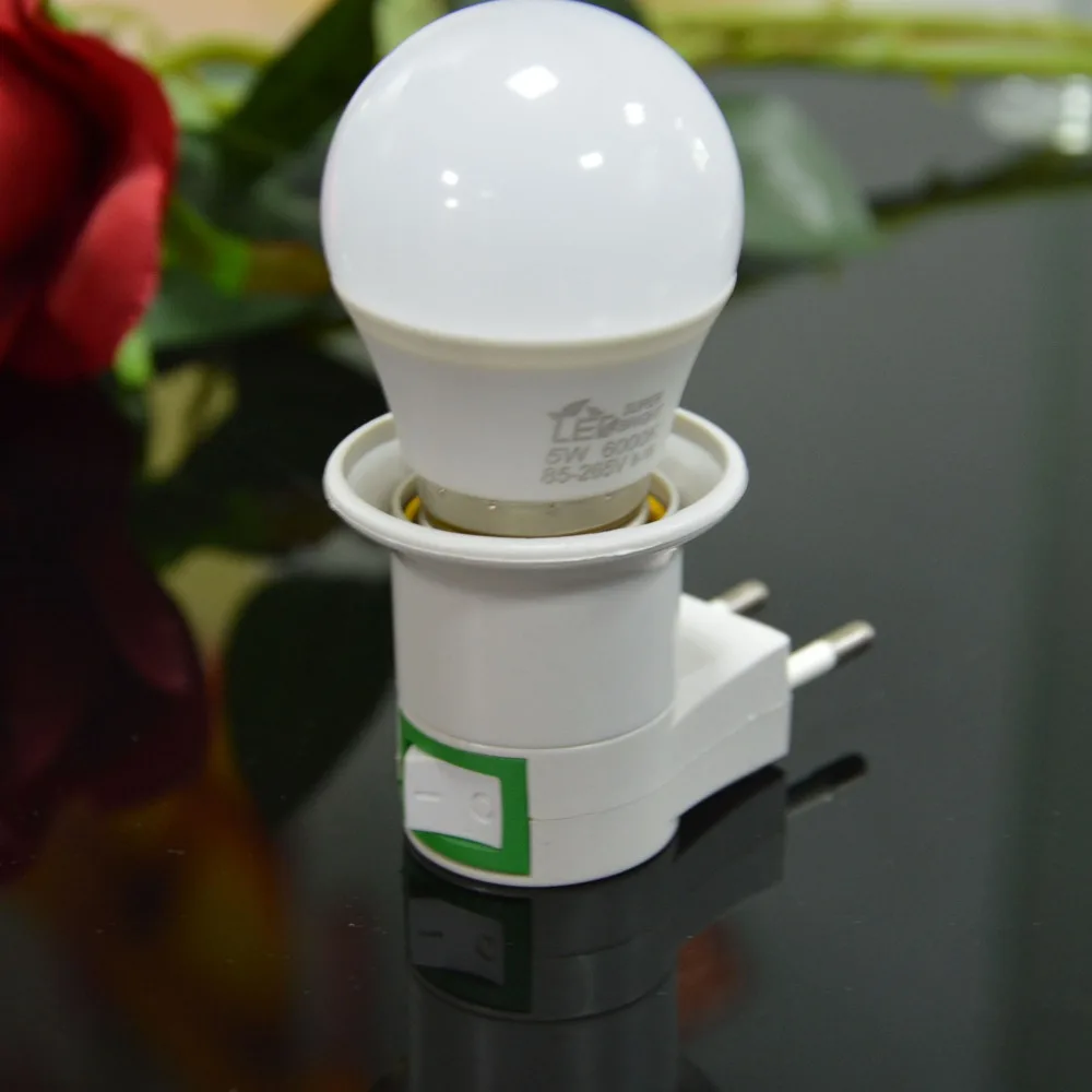 Патрон лампы с кнопкой включения/выключения Лучшая цена E27 светодиодный ночник