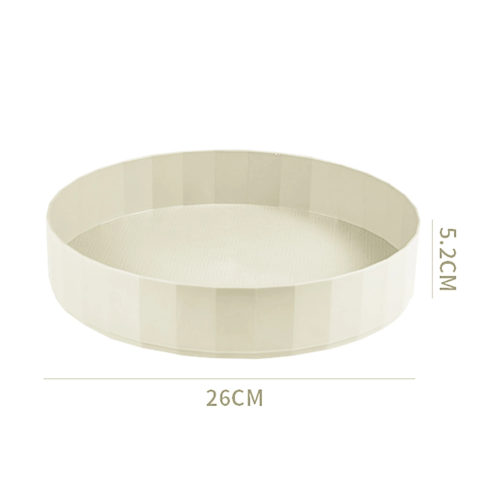 

Desktop Storage Tray 360 Rotation Kitchen Seasoning Organizer Storage Container for Fruits Cosmetics