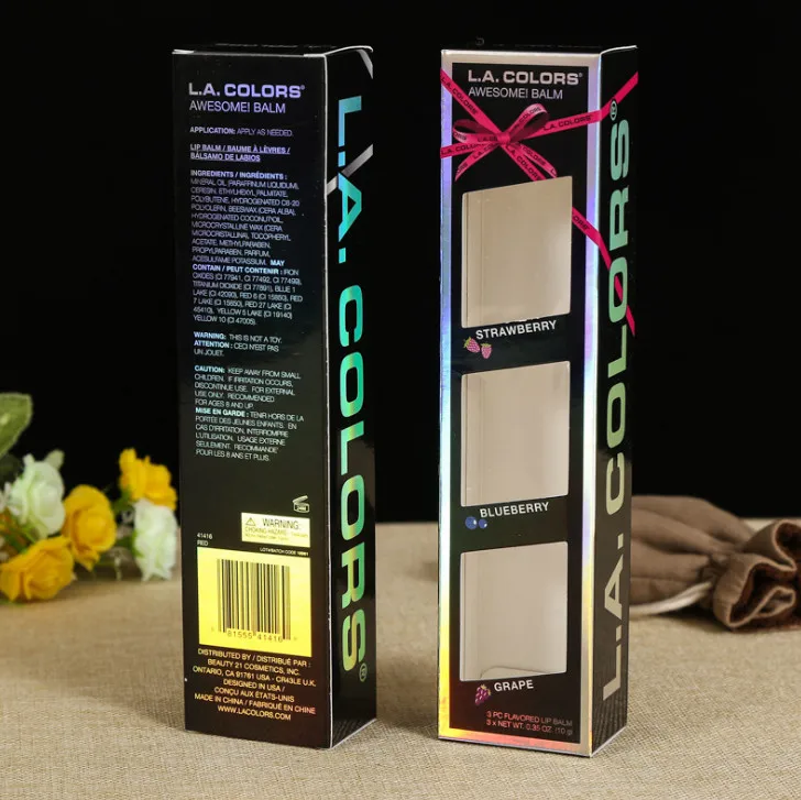 Индивидуальная Косметическая Помада и блеск для губ бумажная Подарочная коробка