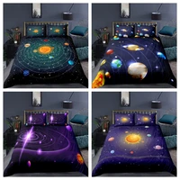 2021 new pattern 3d digital galaxy printing duvet cover set 1 quilt cover 12 pillowcases single twin double full queen king