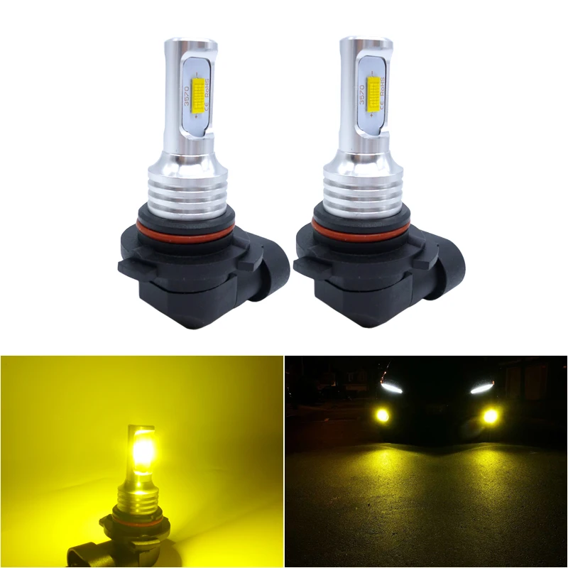 

2pcs H11 H7 Led Fog Lamp H8 H1 H3 9006 Led Fog Lights Bulb White Yellow Car Driving Lamp For Vw Audi Bmw Toyota Kia Hyundai