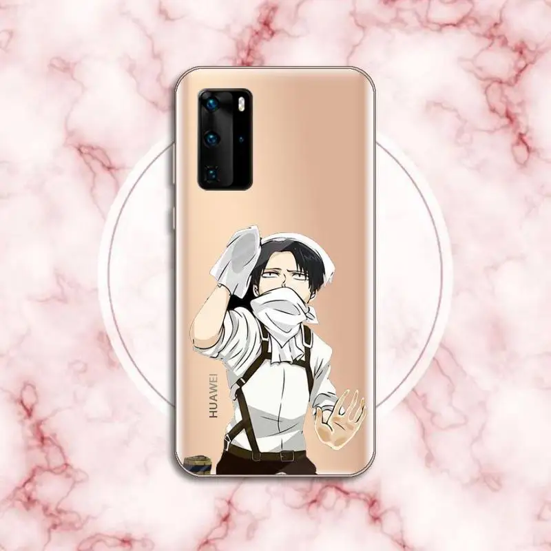 

Anime Attack on Titan Phone Case Transparent for Huawei P20 P30 P40 honor 8 10i P smart 2019 Samsung A71 A21S S10 20 plus