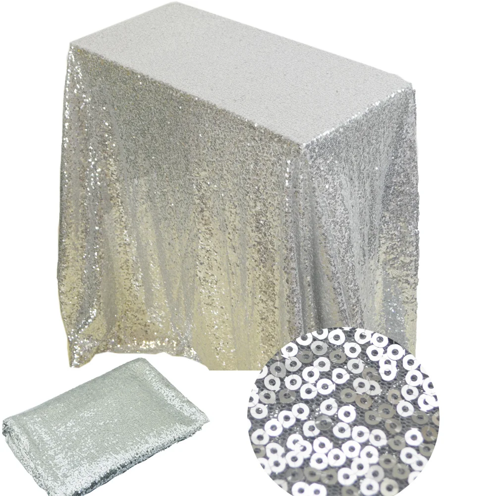 Скатерть с блестками круглая/прямоугольная скатерть для свадебного банкета